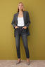 Trendyolmilla Antrasit Yüksek Bel Esnek Comfort Yeni Mom Jeans TWOAW26JE00056