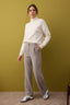 Vizon Çizgili Biye Detaylı Wide Leg/Geniş Paça Pantolon TWOAW26PL00044