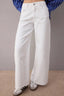 Beyaz Yüksek Bel Geniş Paça Wide Leg Jeans TWOAW26JE00023