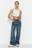 Mavi More Sustainable Soluk Efekt Vintage Yüksek Bel Wide Leg Jeans TWOSS24JE00050