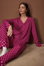 Mürdüm Etnik Viskon Dokuma Pijama Takımı THMAW26PT00112