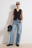 Trendyolmilla Açık Mavi-6001 Yüksek Bel Wide Leg Jeans TWOAW25JE00101