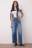 Trendyolmilla Mavi Normal Bel Bol Kesim Baggy Jeans TWOAW26JE00052