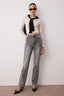 Trendyolmilla Antrasit Yüksek Bel Comfort/Esnek Bootcut Jeans TWOAW23JE00657
