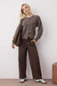 Kahverengi Normal Bel Baggy Jeans TWOAW26JE00198