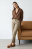 Trendyolmilla Haki Kemerli Chino Pantolon TWOAW26PL00109