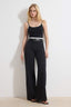 Siyah Yüksek Bel Dikiş Detaylı Ekstra Esnek Wide Leg Geniş Paça Jeans TWOSS26JE00024