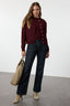 Bordo Basic Hırka-Bluz Triko Hırka TWOAW25HI00216