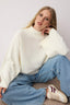 Ekru Geniş Kalıp İspanyol Kol Triko Kazak TWOAW23KZ01838