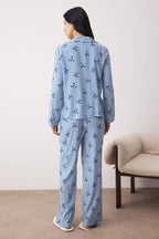 Trendyolmilla Gri Kalpli Viskon Dokuma Pijama Takımı THMAW21PT0936