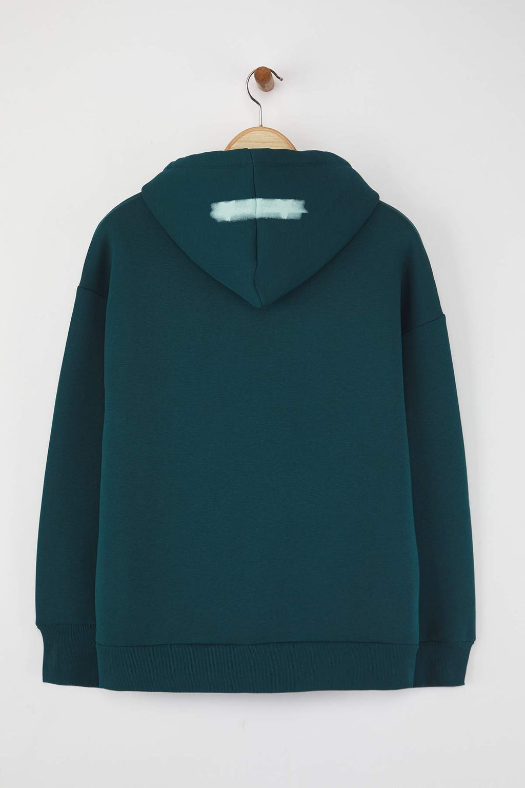 Petrol Teen Oversize/Geniş Kalıp Slogan Baskılı Kalın İçi Polarlı Örme Sweatshirt TWOAW26SW00125