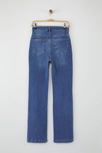 Trendyolmilla Kahverengi Yüksek Bel Orta Esnek Flare İspanyol Paça Jeans TWOAW26JE00047