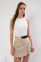 Trendyolmilla Koyu Kahverengi Şort & Bermuda TWOAW21SR0037