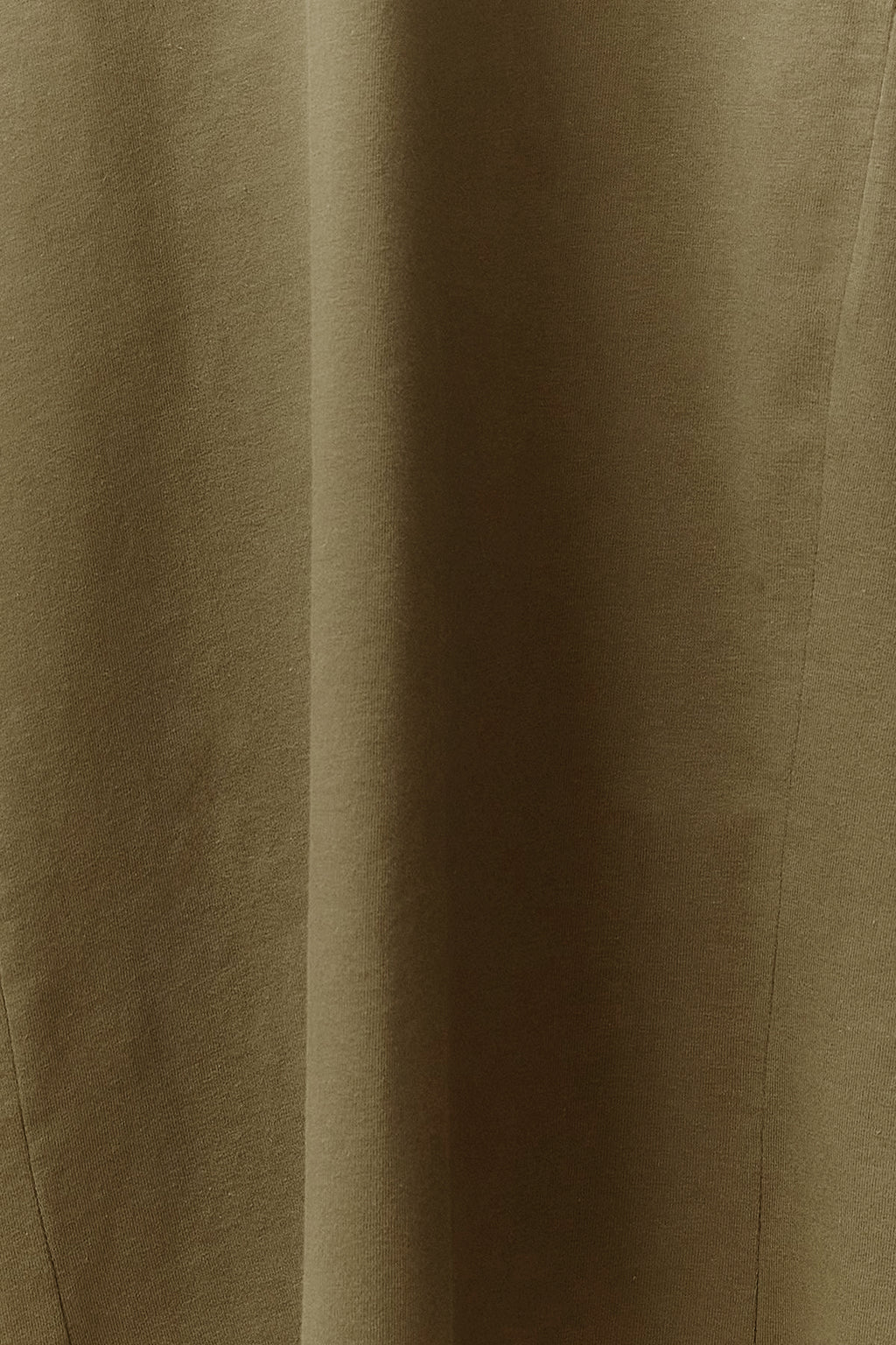 Trendyolmilla Haki Cepli Bisiklet Yaka A-Line Örme Midi Elbise TWOSS24EL00169
