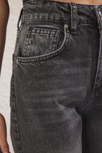 Trendyolmilla Gece Mavisi Yüksek Bel Wide Leg Jeans TWOSS25JE00172