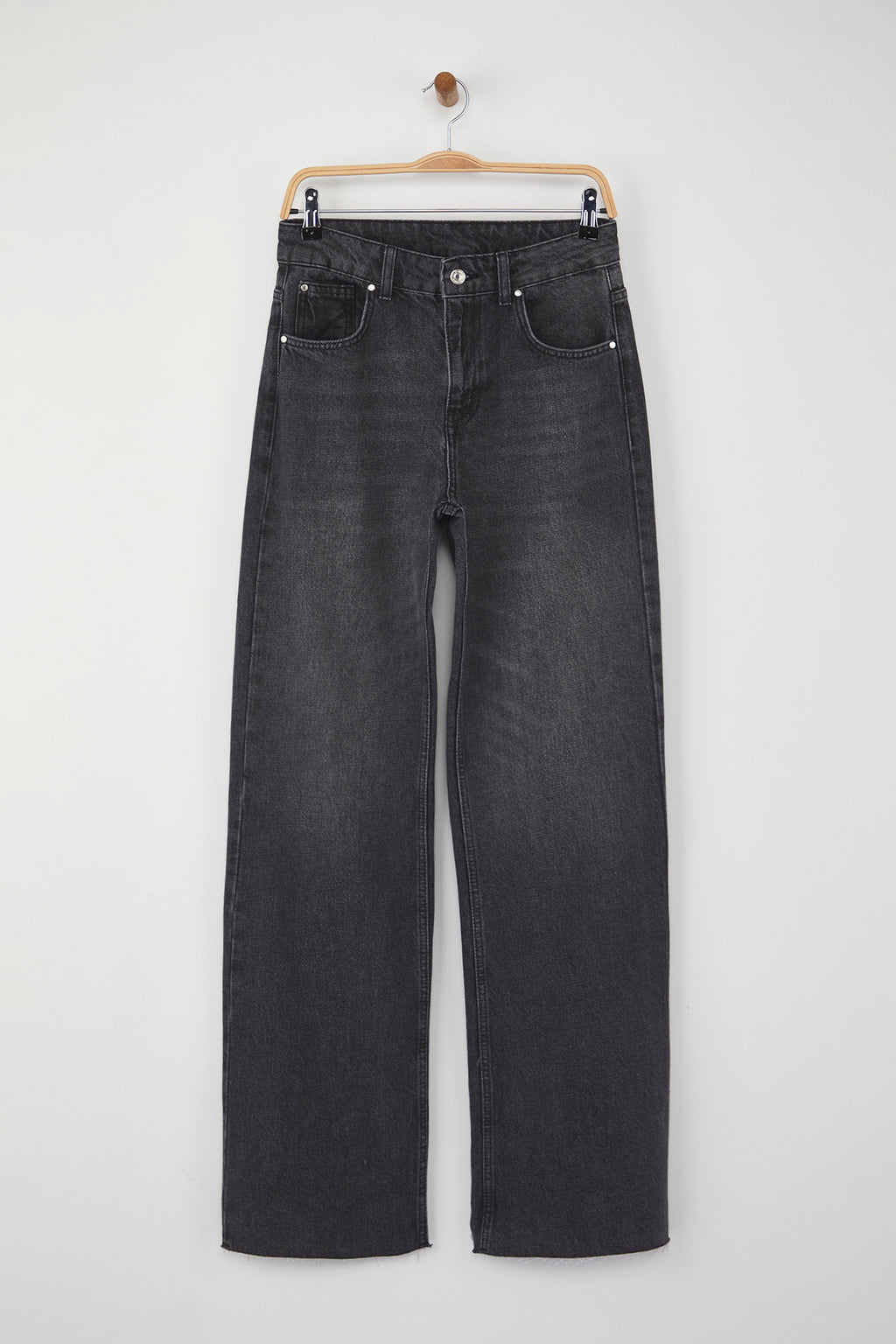 Trendyolmilla Mavi Normal Bel Geniş Paça Wide Leg Jeans TWOAW26JE00078