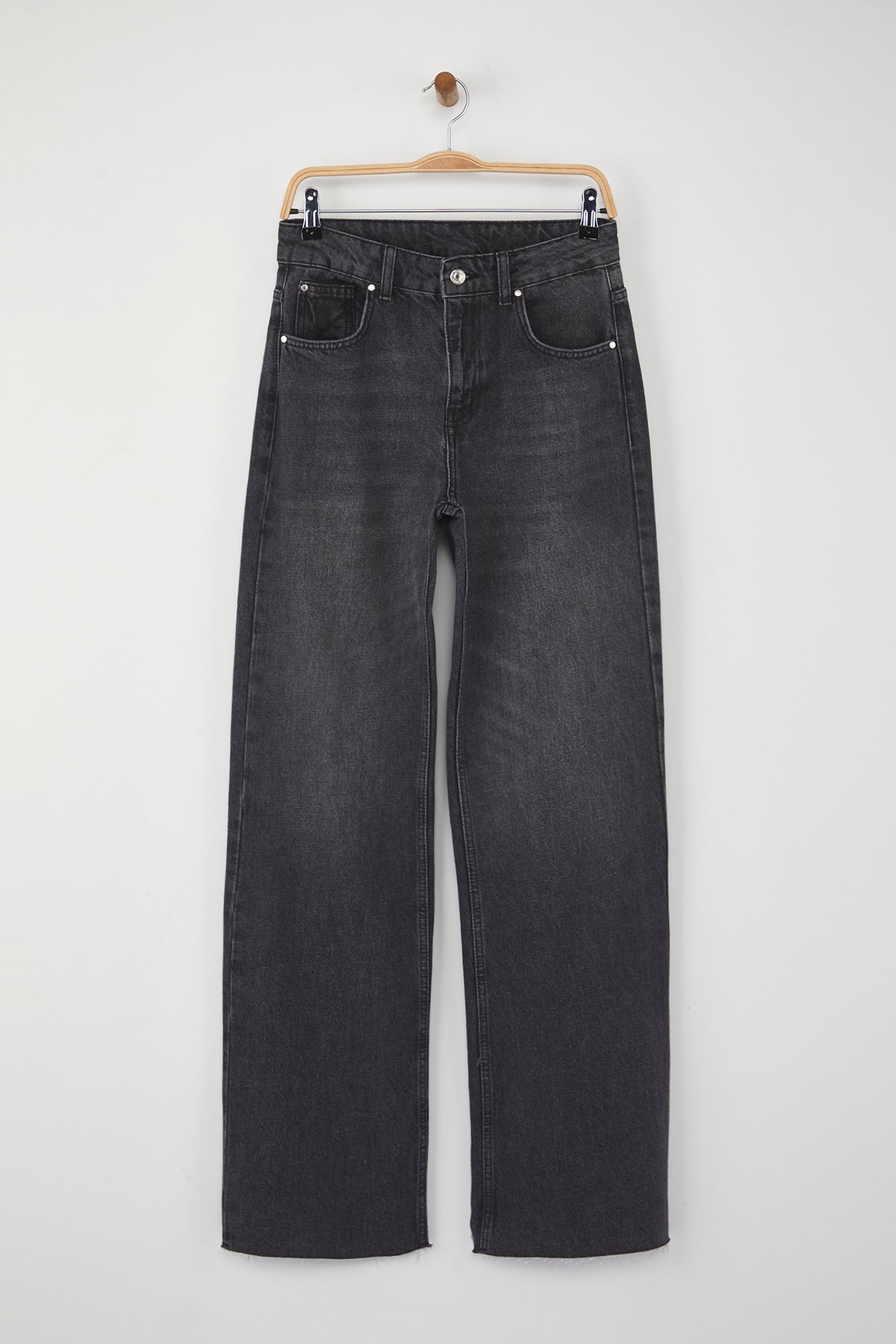 Trendyolmilla Mavi Normal Bel Geniş Paça Wide Leg Jeans TWOAW26JE00078