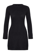 Trendyolmilla Siyah Mini Triko A-Line Formda Elbise TWOAW25EL00030