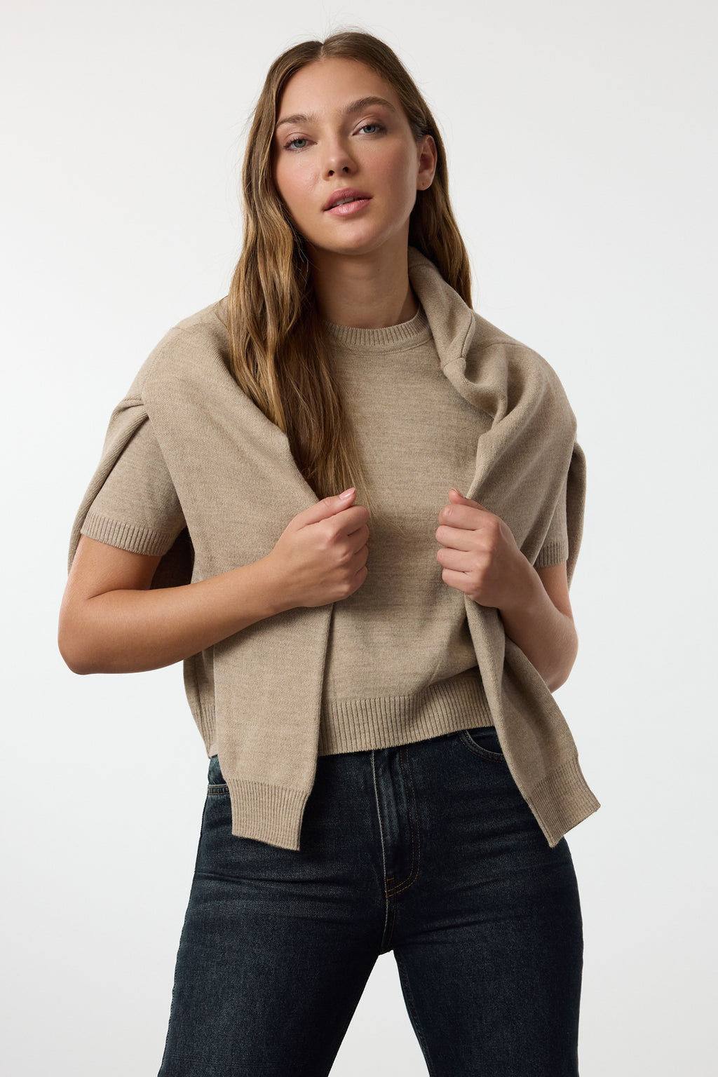Trendyolmilla Haki Basic Hırka-Bluz Triko Hırka TWOAW25HI00216