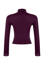 Trendyolmilla Gri Melanj Transparan Dik Yaka Esnek Normal Boy Örme Bluz TWOAW26BZ00266