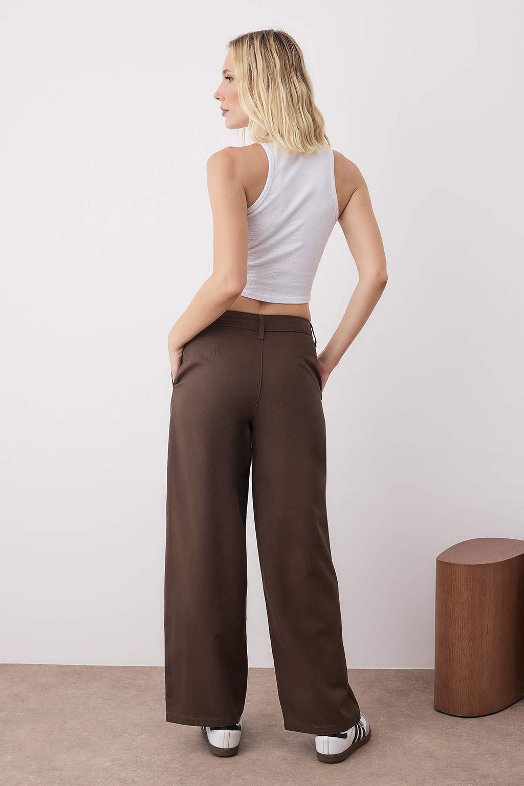 Kahverengi Normal Bel Baggy Jeans TWOAW26JE00198