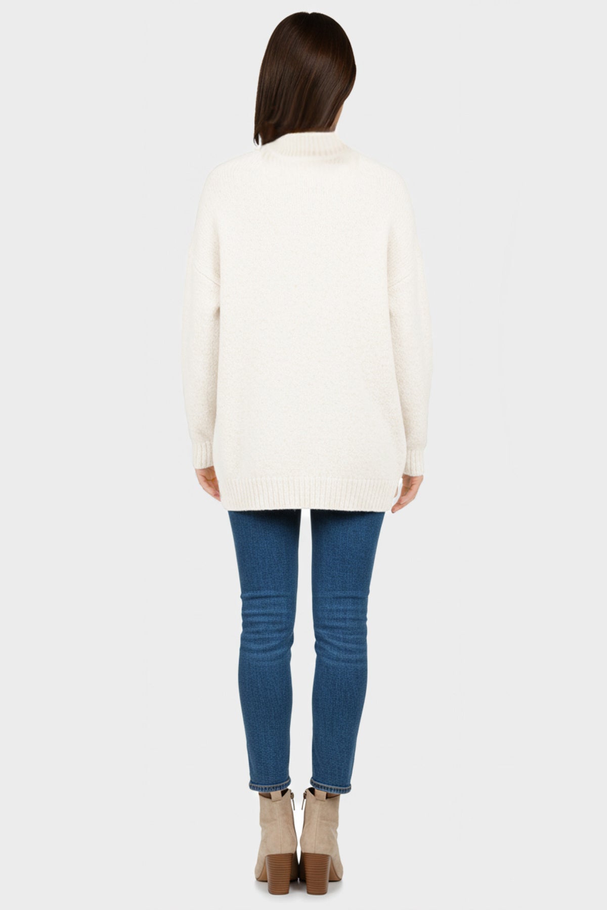 Trendyolmilla Taş Geniş Kalıp Yumuşak Dokulu Triko Kazak TWOAW23KZ00469