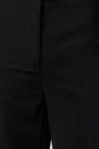 Trendyolmilla Siyah Wide Leg/Geniş Paça Yüksek Bel Dokuma Kumaş Pantolon TWOSS23PL00314