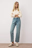 Trendyolmilla Mavi More Sustainable Esnek Comfort Straight Jeans TWOAW26JE00090