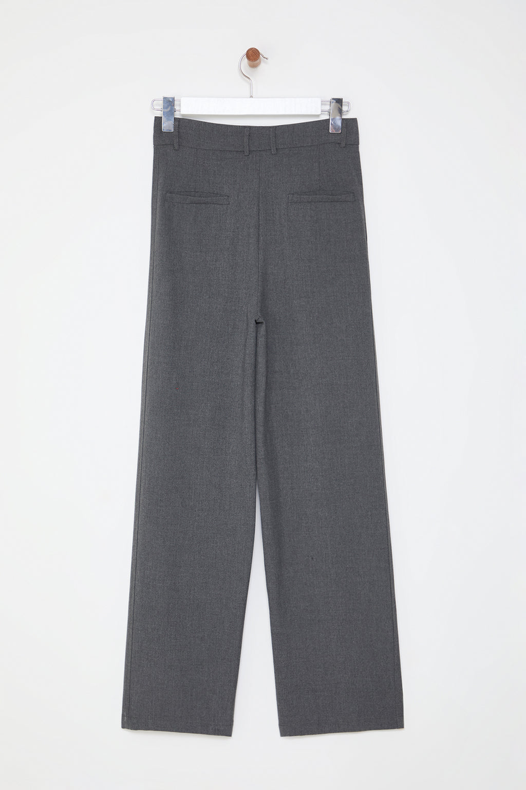 Trendyolmilla Bej Wide Leg Geniş Paça Pileli Dokuma Pantolon TWOAW25PL00105