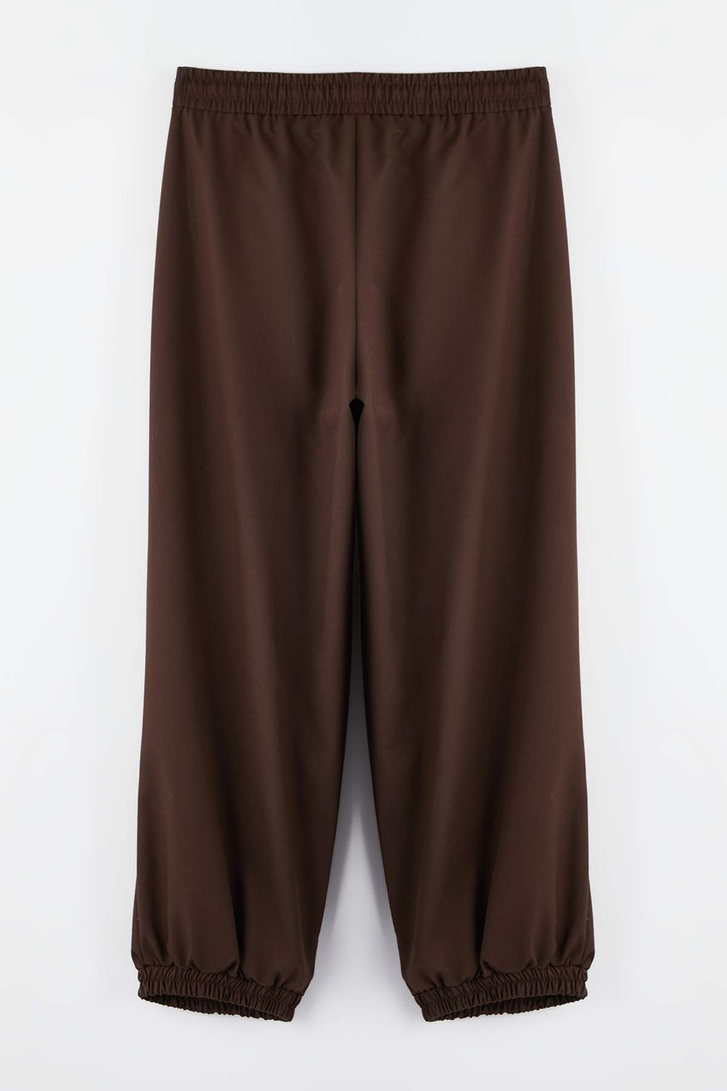 Trendyolmilla Haki Şalvar Kalıp Beli Lastikli Dokuma Pantolon TWOAW26PL00156