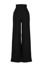 Trendyolmilla Koyu Kahverengi Kemerli Wideleg/Geniş Paça Yüksek Bel Smart Krep Kumaş Örme Pantolon TWOSS23PL00330