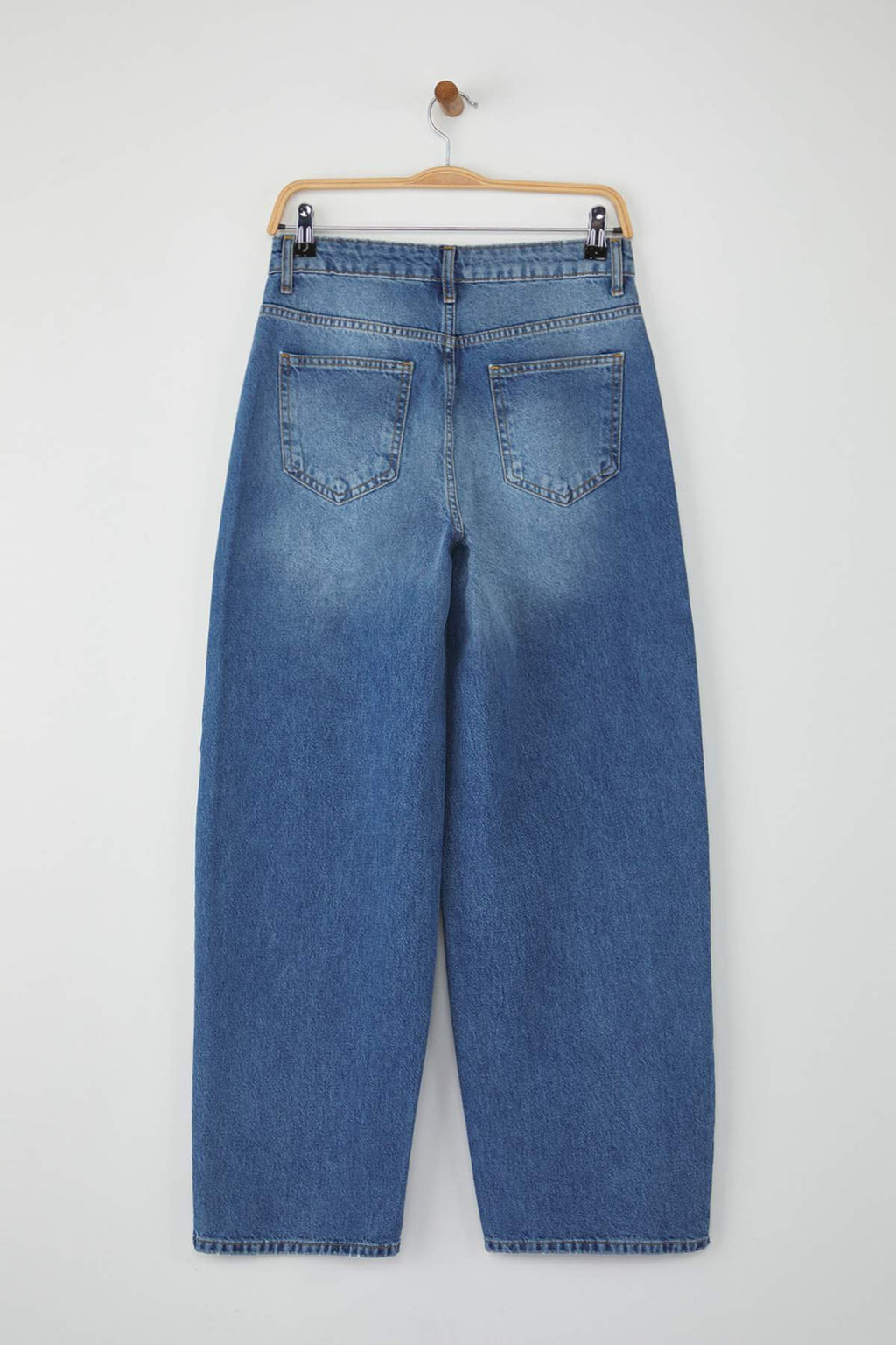 Trendyolmilla Mavi Normal Bel Bol Kesim Baggy Jeans TWOAW26JE00052