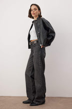 Trendyolmilla Mavi Yüksek Bel Bel Wide Leg Jeans TWOAW26JE00079