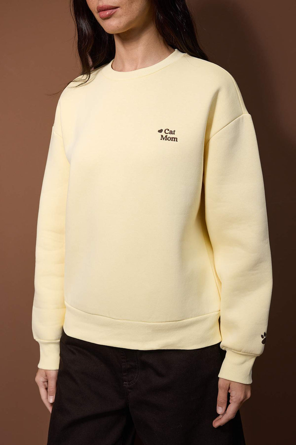 Trendyolmilla Kar Melanj Örme Sweatshirt TWOAW26SW00200
