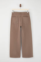 Trendyolmilla Vizon Yüksek Bel Bilek Boy Culotte %100 Pamuklu Jeans TWOAW26JE00190