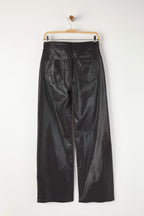 Siyah Kaplama Yüksek Bel Wide Leg Jeans TWOAW26JE00156