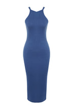 Indigo Düz Midi Elbise TWOSS23EL00738