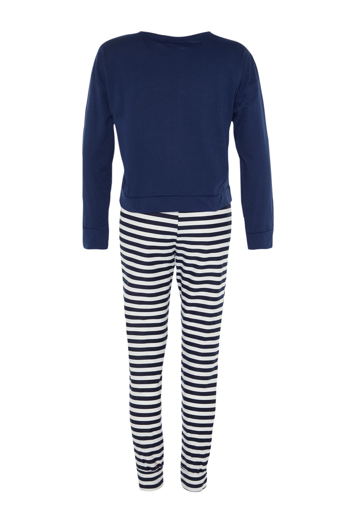 Trendyolmilla Pembe %100 Pamuklu Ayıcıklı Örme Pijama Takımı THMAW21PT0302