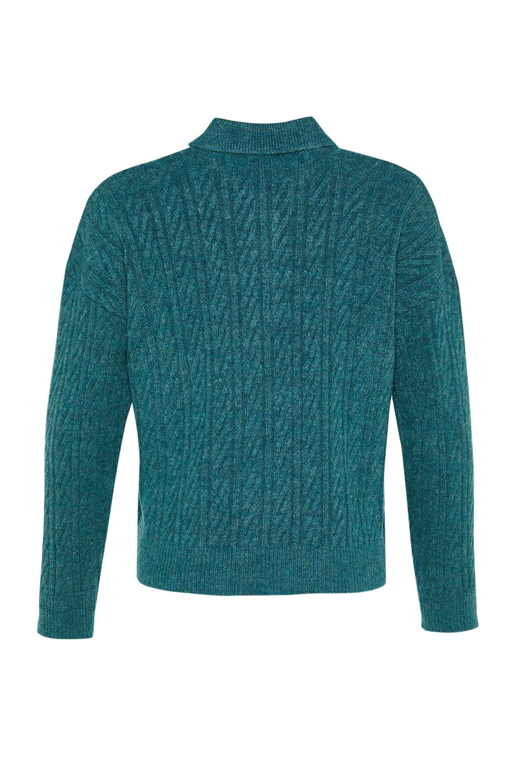 Trendyolmilla Mavi Geniş Kalıp Yumuşak Dokulu Triko Kazak TWOAW21KZ2635