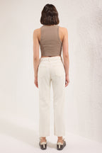 Trendyolmilla Açık Mavi  Yüksek Bel Straight Jeans TWOSS25JE00106