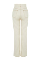 Trendyolmilla Kahverengi  Yüksek Bel Wide Leg Jeans TWOAW24JE00274