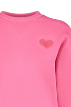 Trendyolmilla Ekru Kalın İçi Polarlı Göğüs ve Sırt Kabartma Baskılı Oversize Örme Sweatshirt TWOAW24SW00226