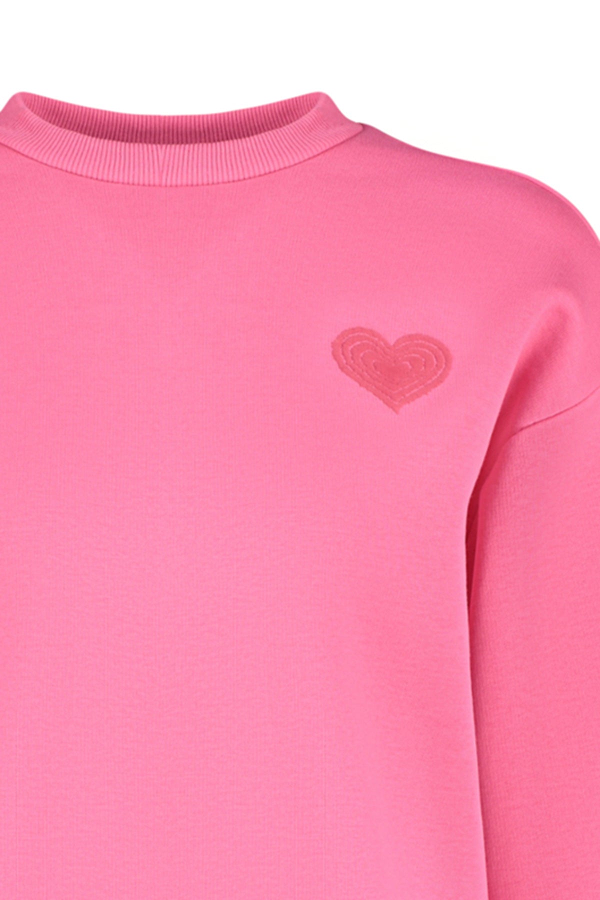Trendyolmilla Ekru Kalın İçi Polarlı Göğüs ve Sırt Kabartma Baskılı Oversize Örme Sweatshirt TWOAW24SW00226