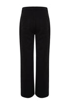 Trendyolmilla Siyah Cep Detaylı Yüksek Bel Wide Leg Jeans TWOAW22JE0595
