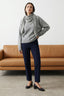 Trendyolmilla Lacivert Basic Cigarette Dar Paça Dokuma Kumaş Pantolon TWOSS19ST0038