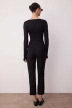 Trendyolmilla Siyah Basic Cigarette Dar Paça Dokuma Kumaş Pantolon TWOSS19ST0038