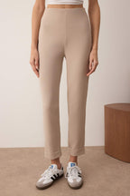 Trendyolmilla Vizon Havuç Basic Tayt Pantolon TWOAW26PL00046