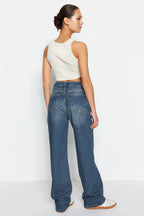 Mavi More Sustainable Soluk Efekt Vintage Yüksek Bel Wide Leg Jeans TWOSS24JE00050