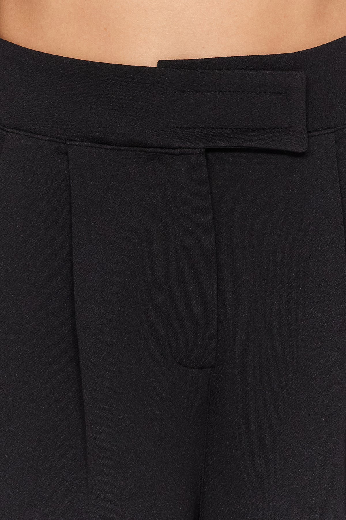 Trendyolmilla Yunus Gri Cırt Cırt Kapamalı Yüksek Bel Pileli Wide Leg/Geniş Kesim Örme Pantolon TWOAW24PL00177