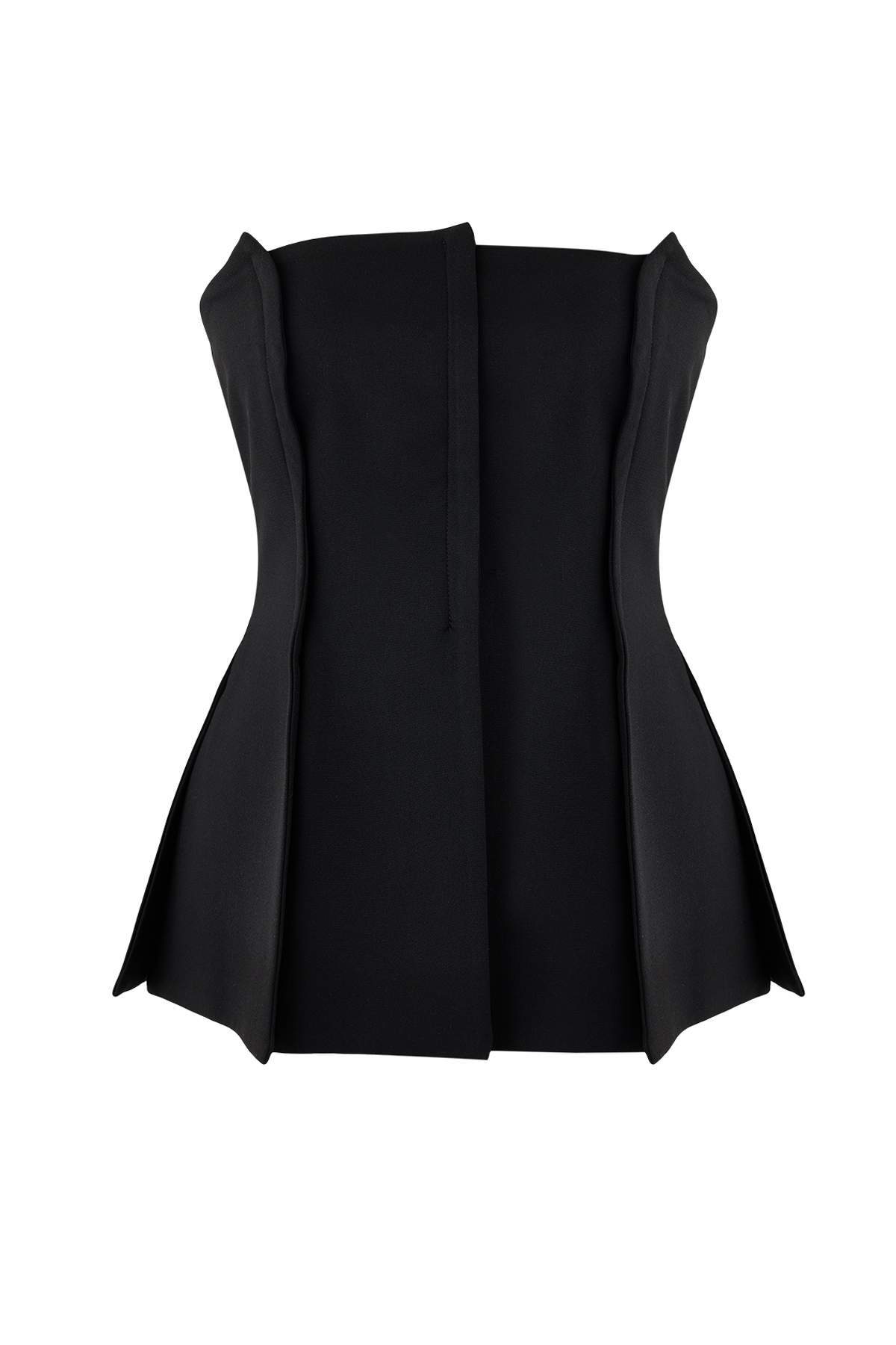 Trendyolmilla Kahverengi Limited Edition Fitted Straplez Dokuma Bluz TWOAW26BZ00155